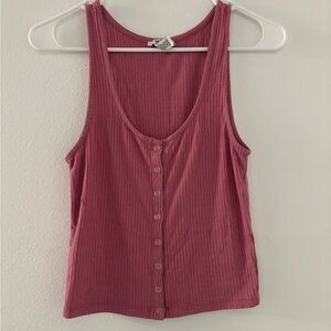 Women's Pink Sleeveless Top